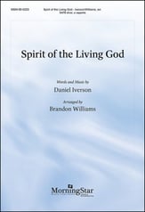 Spirit of the Living God SATB choral sheet music cover